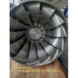 Draft Tube Material StainlessSteel Francis Hydro Turbine with Rated Power 100KW