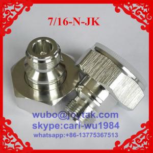 Cheap DIN 7/16 adaptor All brass DIN 7/16 male to N female adaptor manufacturer in China for sale