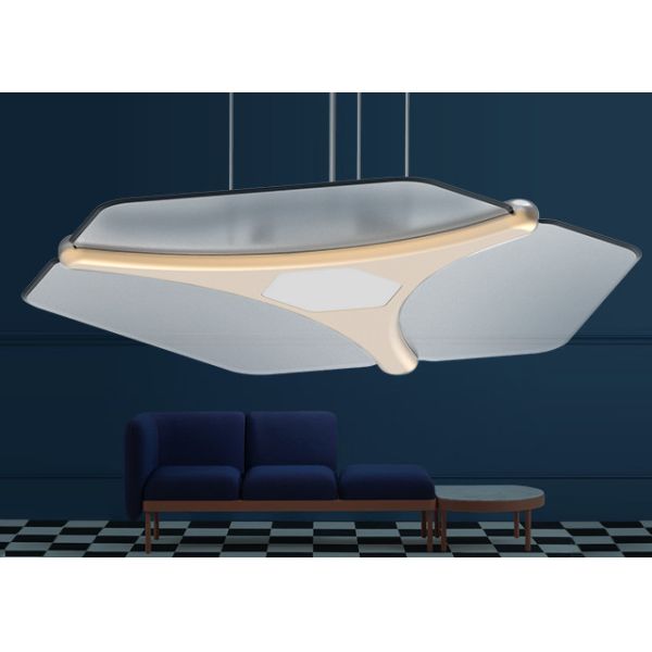 PMMA Material 59W Wireless Living Room Ceiling Light 6000LM Adjustable With