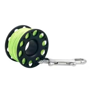 Cheap 30M Colorful Diving Reel 30M Compact Diving Finger Spool For Underwater Scuba Snorkeling for sale