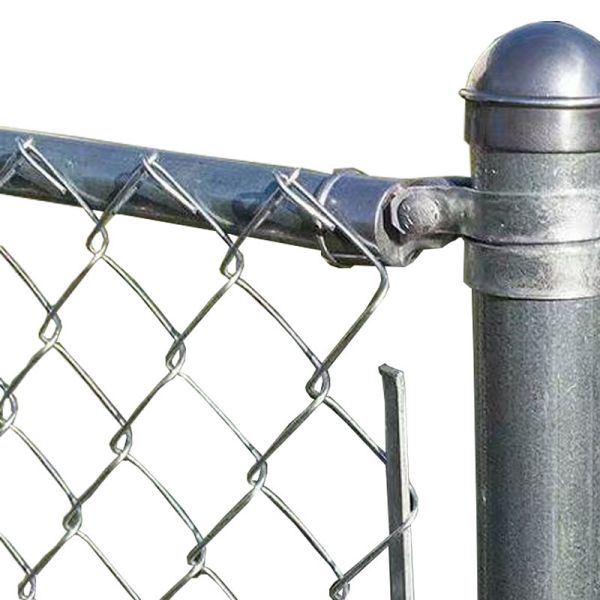 4.8mm Galvanized Chain Link Fence 50m Roll Diamond Hole Mesh