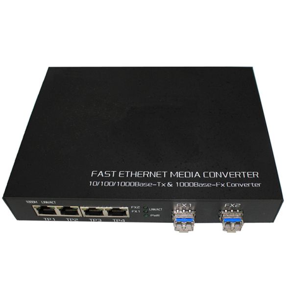 Quality UTP RJ45 fiber optic media converter for cctv , gigabit network switches wholesale