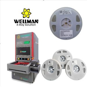 Cheap 80kV Closed Type X-ray Counter with 17&quot; Super Definition Digital Flat Panel Detector for Max 17&quot; Reel or Tray for sale