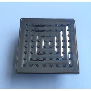 ABS plastic material square chrome plating shower head top shower rain shower