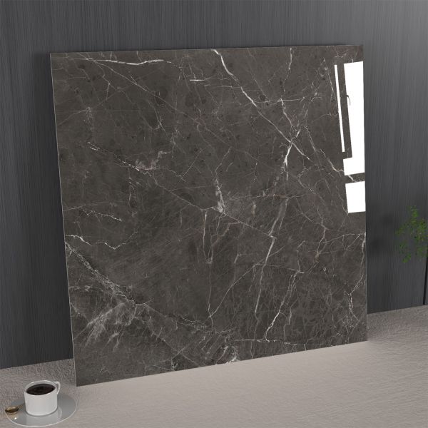 Stylish and Durable 1mx1m Marble Porcelain Glazed Polished Tiles For Balcony