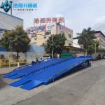 Loading And Unloading Portable Dock Ramp Blue 10-Meter With 12-Ton Capacity For