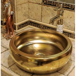 Cheap Ceramic PVD Coating Equipment , Ceramic TiN Gold Basin Ion Plating System, PVD gold plating machine on Glass, ceramic for sale