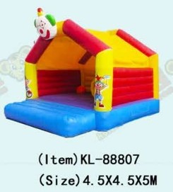 Commercial Grade Inflatable Clown Bouncy Castle For Childrens