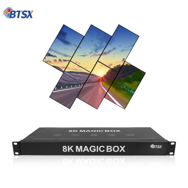 Quality Bitvisus 8K60 Artistic Video Wall Controller with 64G Memory and 10-Layer Superimposition for Multi-Screen Displays wholesale