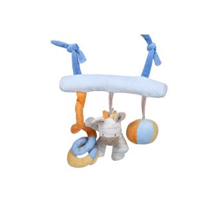 Vision Developing Newborn Plush Toys Embroidery Logo Hanging Design