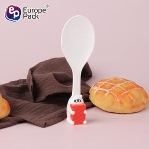 Plastic rice spoon can stand handle cute handle