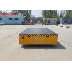 20t Trackless Transfer Cart Steerable Mobile Platform For Moving Plate