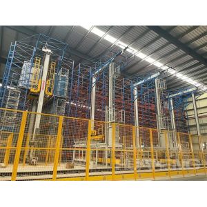 Cheap Laser Barcode Dual Pallet Stacker Positioning System 1mm Repeatable Electric Stacker Crane for sale