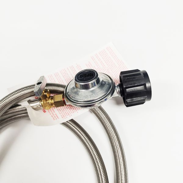 Certified Welding Torch Silver Low Pressure Propane Burner Regulator for Gas Grill Heater