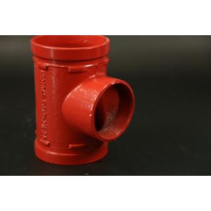 Reducer Grooved Tee Fittings For Precise / Dependable Grooved End Connections