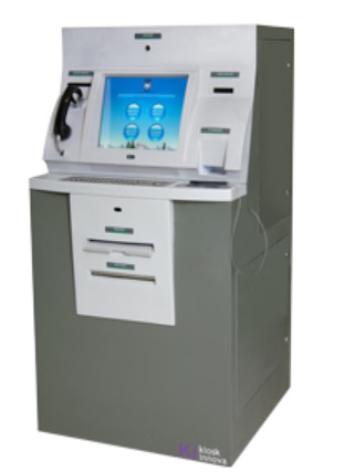 Self Service Banking Kiosk , PC Financial Kiosk Cold Rolled Steel With Tempered
