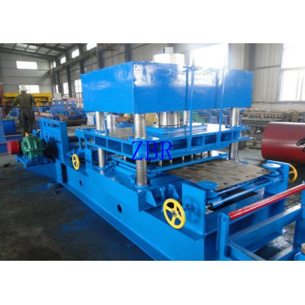 18.5Kw Hydraulic Punching Guardrail Roll Forming Machine PLC Electric Control
