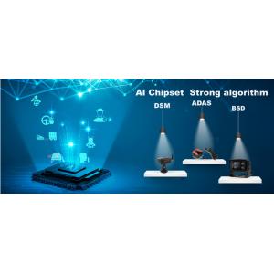 2.5W Power Consumption Richmor Mobile DVR Collision Warning ADAS DSM Dashcam for