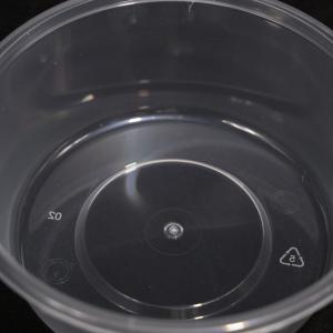 Leak Proof Microwaveable 540ml Round Stackable PP Lunch Box with Customized