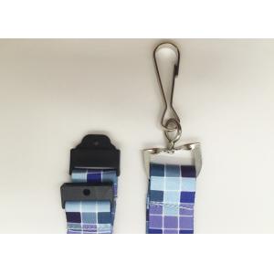 Design Your Own colorful sublimation lanyard with metal hook and Safety