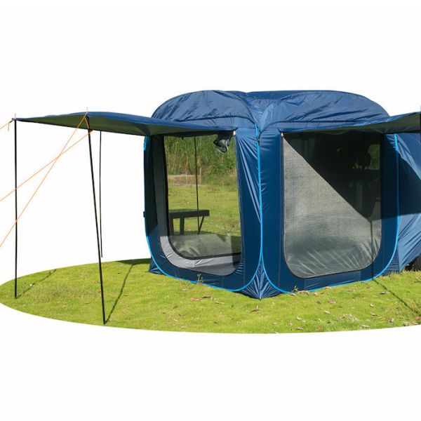 Quality 200*200*196CM Silver Coated 210T Pop UP SUV Tent With Waterproof Design And Mesh Windows UV Protection wholesale