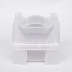 Transparent PP Material Vertical Style Wafer Holder 8'' Wafer Shipping Box For