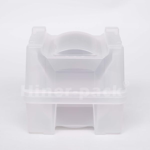 Transparent PP Material Vertical Style Wafer Holder 8'' Wafer Shipping Box For