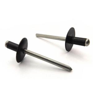 Aluminum Waterproof Black Paint Baking Varnish Round Head Open End Blind Rivet