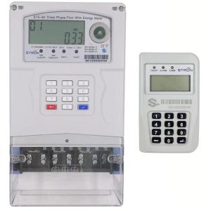 Class 1.0 Accuracy Smart Prepaid Electricity Meter with 10A Basic Current and 16kV Electrostatic Discharge