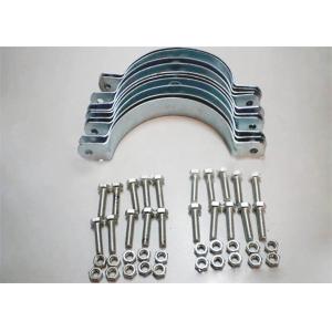 5 Inch Two Pcs Separate Bolt Support Bracket Pipe Clamps Galvanized