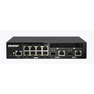 Cheap QSW-M2108R-2C Two 10GbE SFP+/RJ45 Composite Ports And Eight 2.5GbE Ethernet Ports Web-based NMS Switch for sale