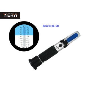 Cheap Handheld Digital Refractometer Beer Optical Fruit With 0-50% Brix for sale