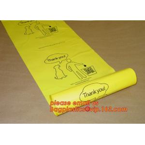 EN13432 compostable degradable pet waste dog poop bag, Pet Waste Bags Dog Poop