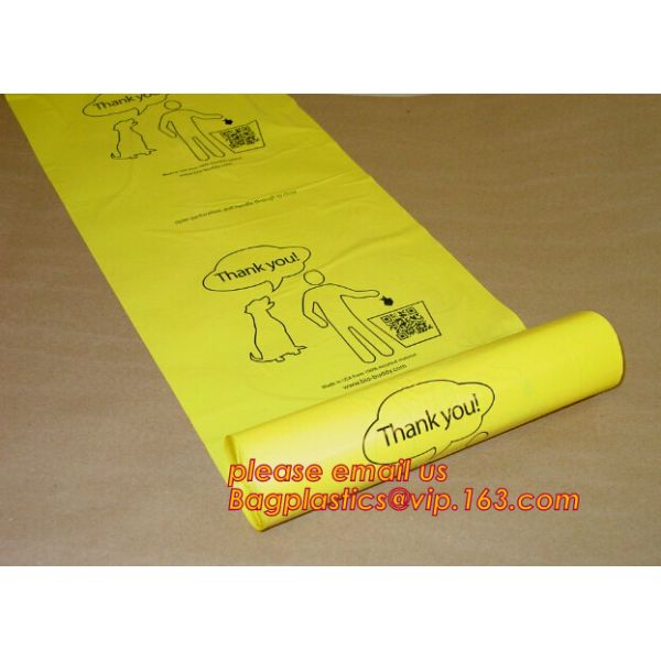 EN13432 compostable degradable pet waste dog poop bag, Pet Waste Bags Dog Poop