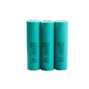 INR18650-13Q 1300mAh Rechargeable 3.6 Volt Lithium Battery For Electronic Toys