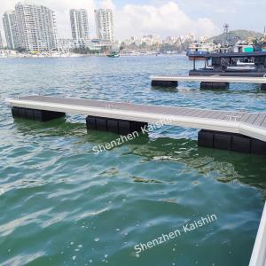 Aluminum Alloy Finger Dock Marine Floating Hardwood Decking Pontoon