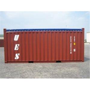 Red Second Hand 20ft Open Top Container For Maritime And Land Transport