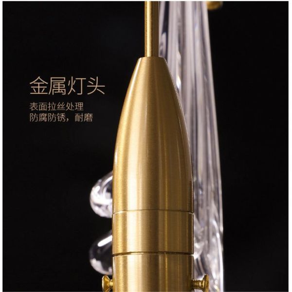 OEM LED Glass Flower Ceiling Light Soft Brightness Wear Proof