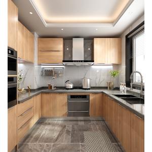 Quartz Stone Countertop Modular Kitchen Cabinets Professional Custom and Highly