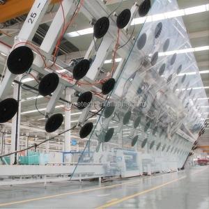 Clear Float Curved Tempered Glass With Edge Polished Silk Printing for