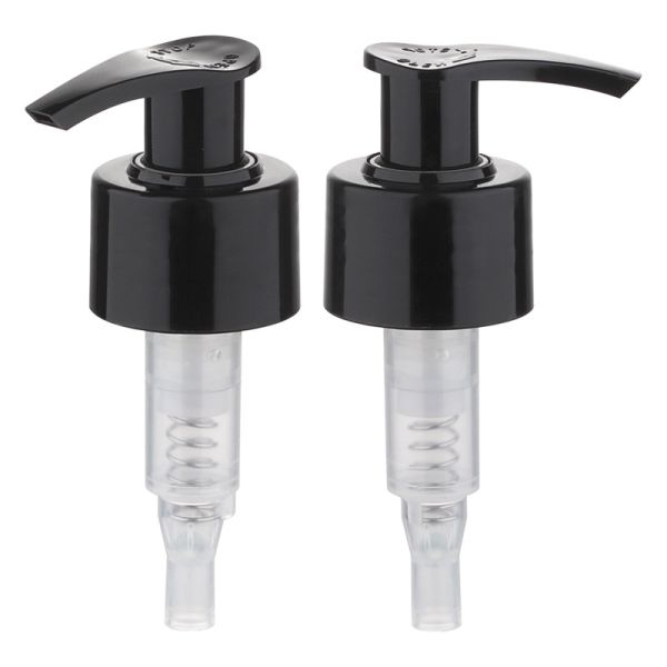 Quality 24/410 28/410 Plastic Lotion Pump Clear Black White for bottles wholesale
