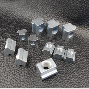Black Zinc 45 Steel T-Slot Nuts For T-Slots Slide-in Square Sliding Hammer T Nut