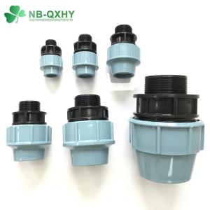 Round Head Code PP Compression Fitting HDPE Fitting Plastic Pipe Fitting for