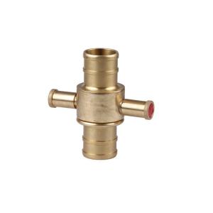 China Locked Type Fire Adapter Brass Hose Coupling For Fire Fighting DIN standard on sale