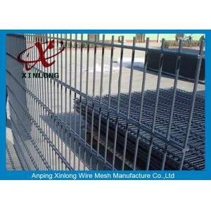 Galvanized Hot Dipped Double Wire Fence For Farm Rectangular Hole Shape