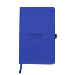 Cheap Embossed Logo Writing Journal Notebook / Horizontal Line Notebook With Pen Loop for sale