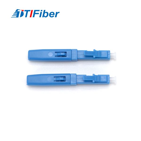 LC UPC Singlemode Simplex Fiber Optic Fast Connector For FTTH