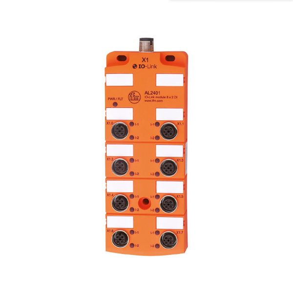 IFM IO-Link CompactLine module AL2401 IO-Link module 8 x 2 DI IP 67 Backplane