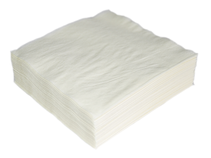 Everyday 17gsm White Linen Dinner Napkins , SGS 2ply Easter Dinner Napkins