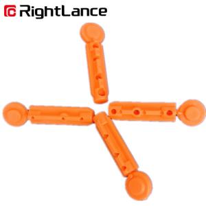 China 25 Gauge Disposable Twist Blood Lancet 0.25mm With Tri Bevel Needle on sale